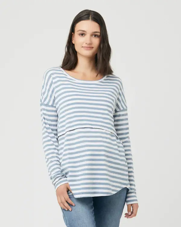 Ripe Maternity - Lionel Long Sleeve Nursing Tee