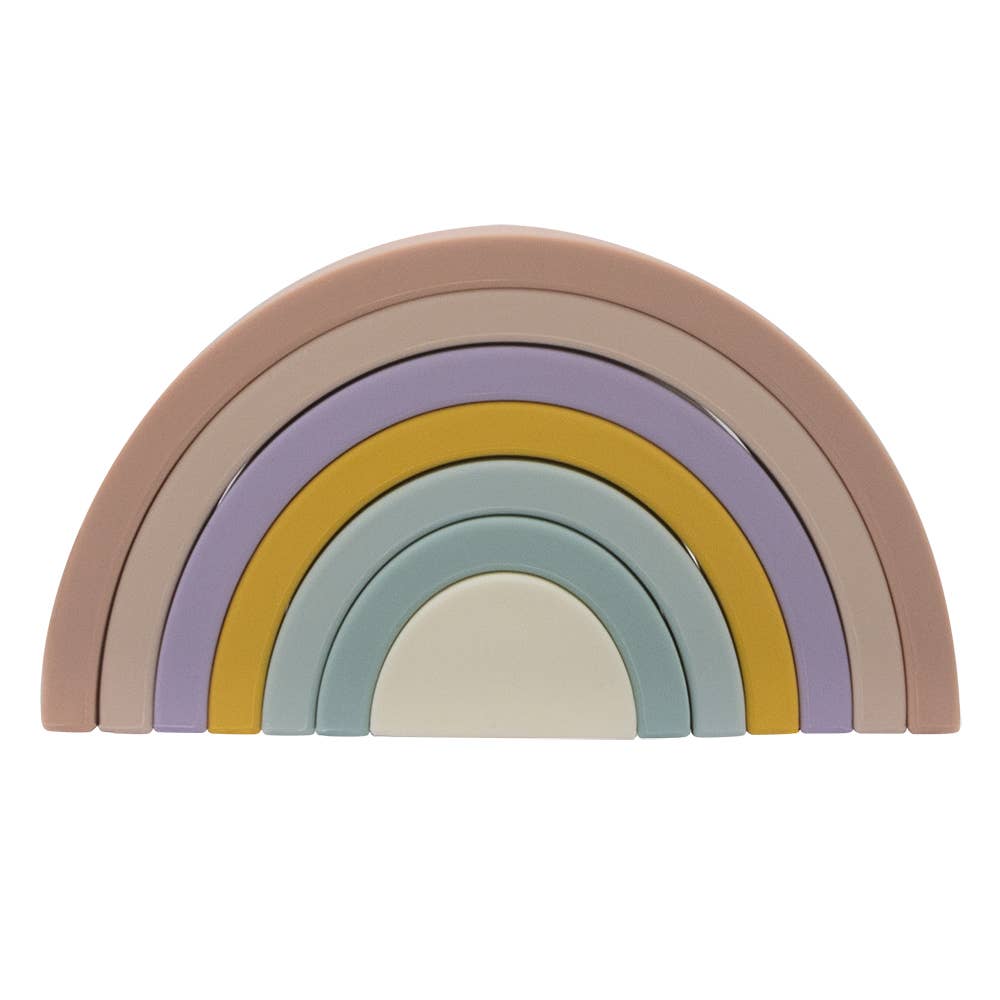 Living Textiles - Silicone Rainbow Puzzle - Rose
