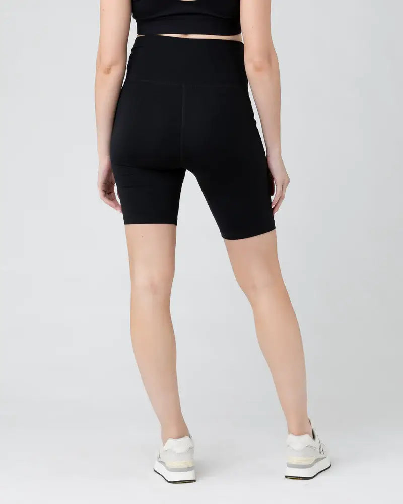 Ripe Maternity - Over Tummy Bike Short Black