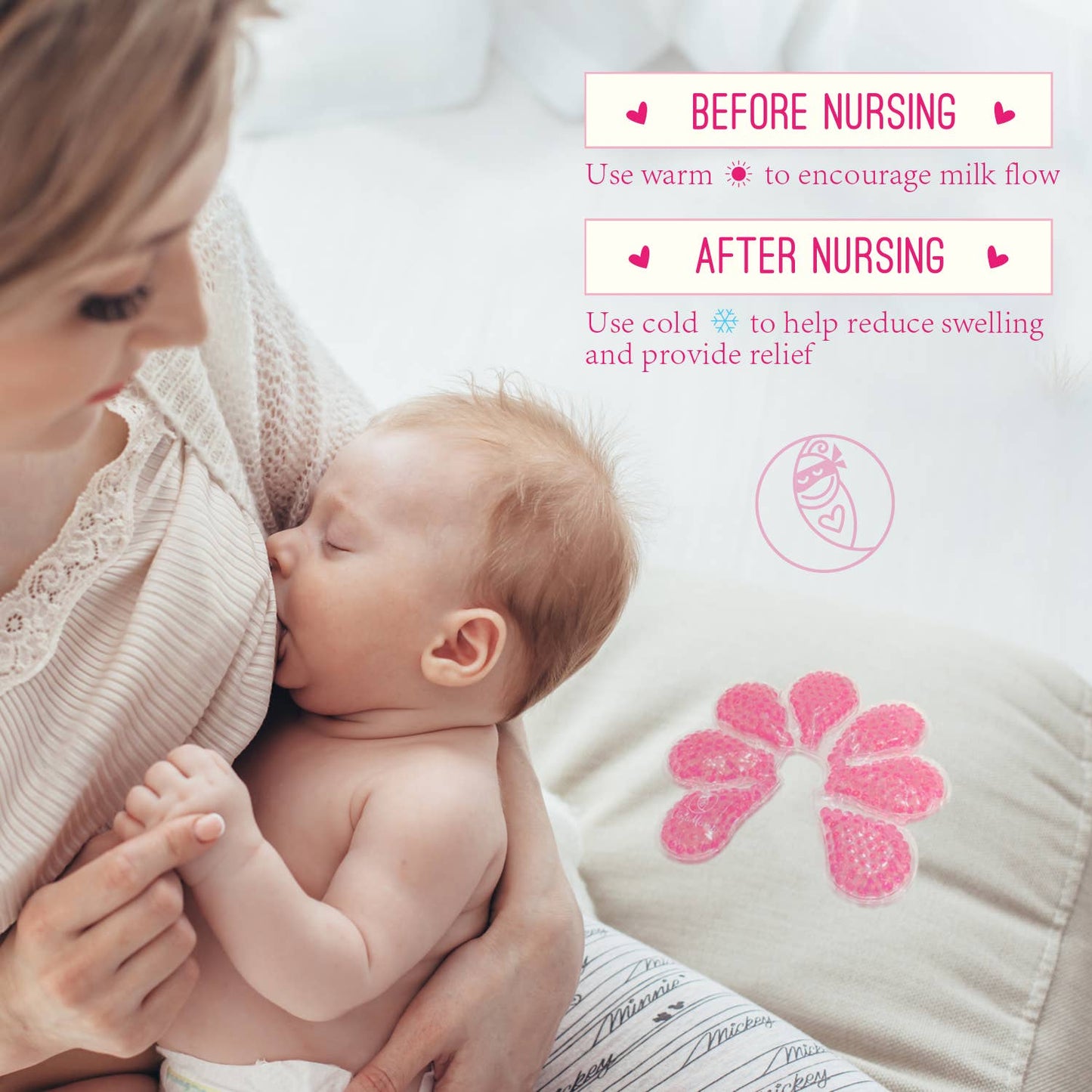 Ninja Mama - Breast Therapy Packs - Pack Of 2 (Hot Or Cold)