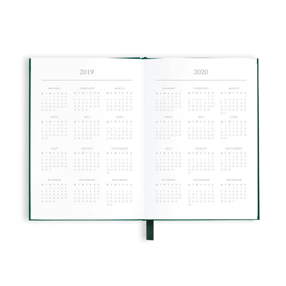 Fox & Fallow - The Traveller Mini Travel Diary - Forest Green