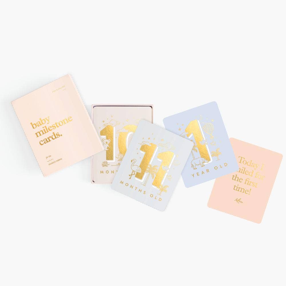 Fox & Fallow - Baby Milestone Cards