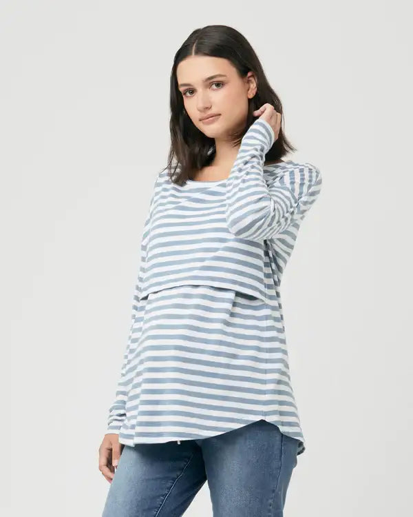 Ripe Maternity - Lionel Long Sleeve Nursing Tee