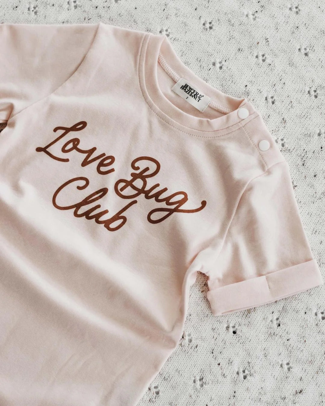 Script Love Bug Club Bodysuit or Tee