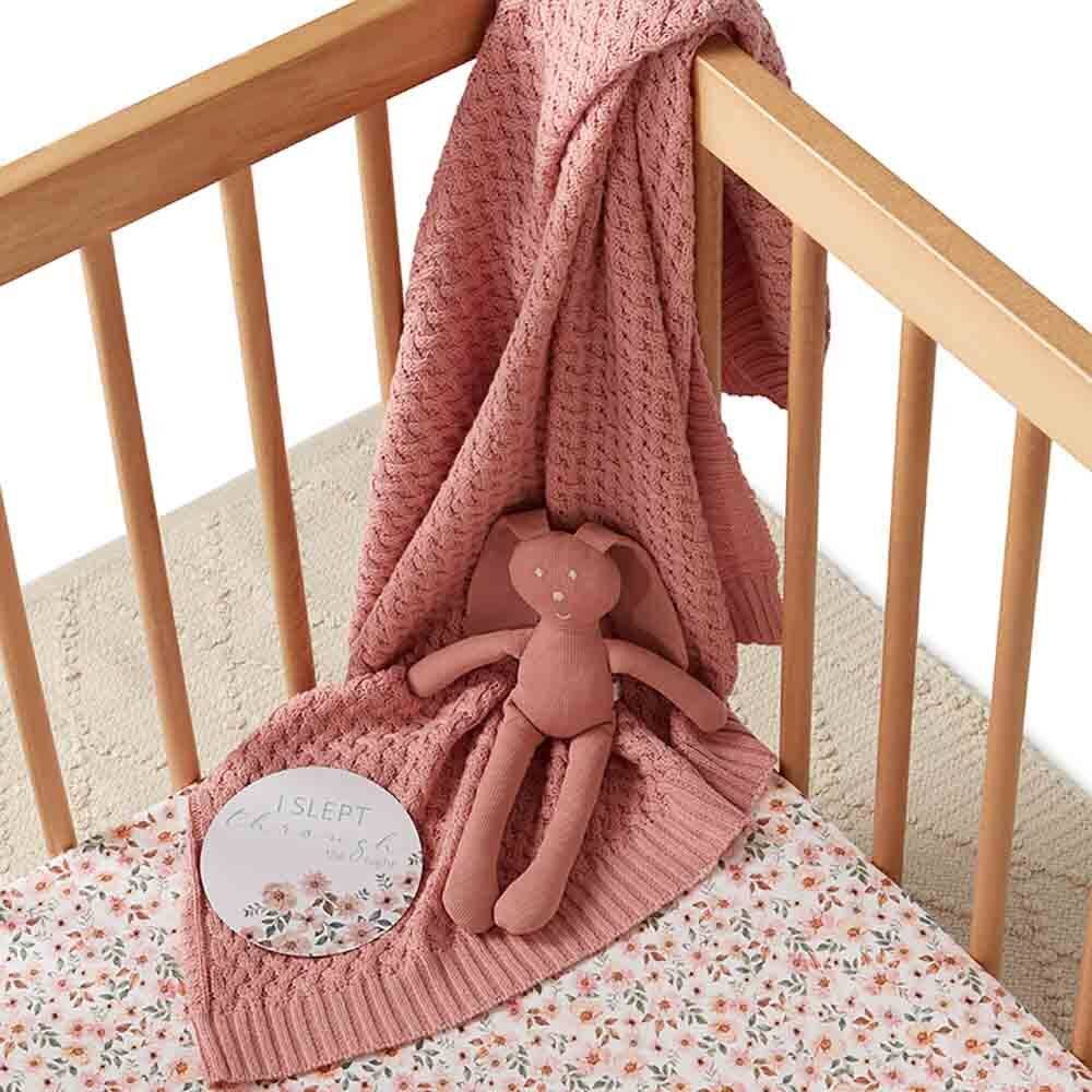 Spring Floral Fitted Cot Sheet