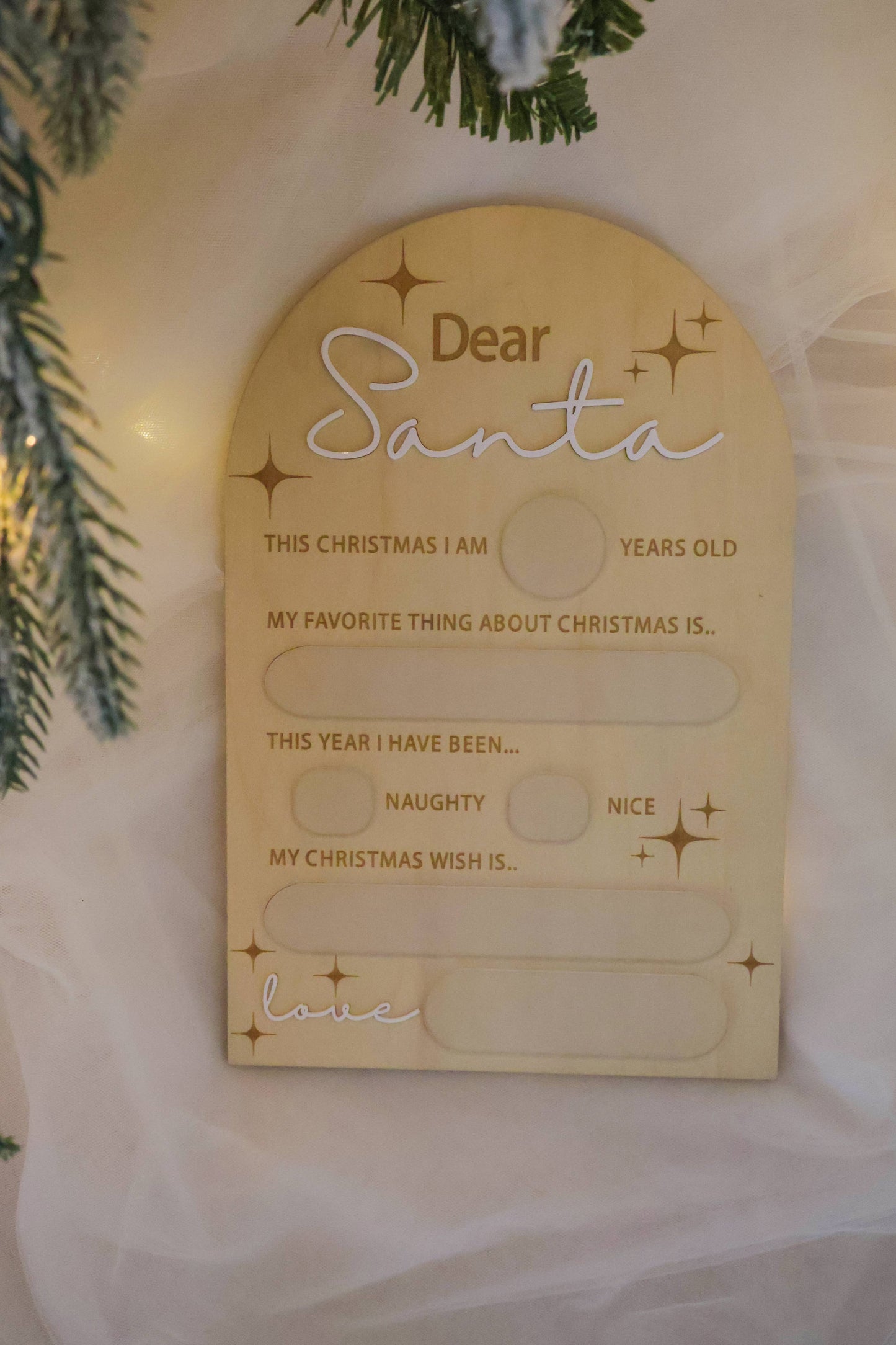 Petite + Co - DEAR SANTA BOARD