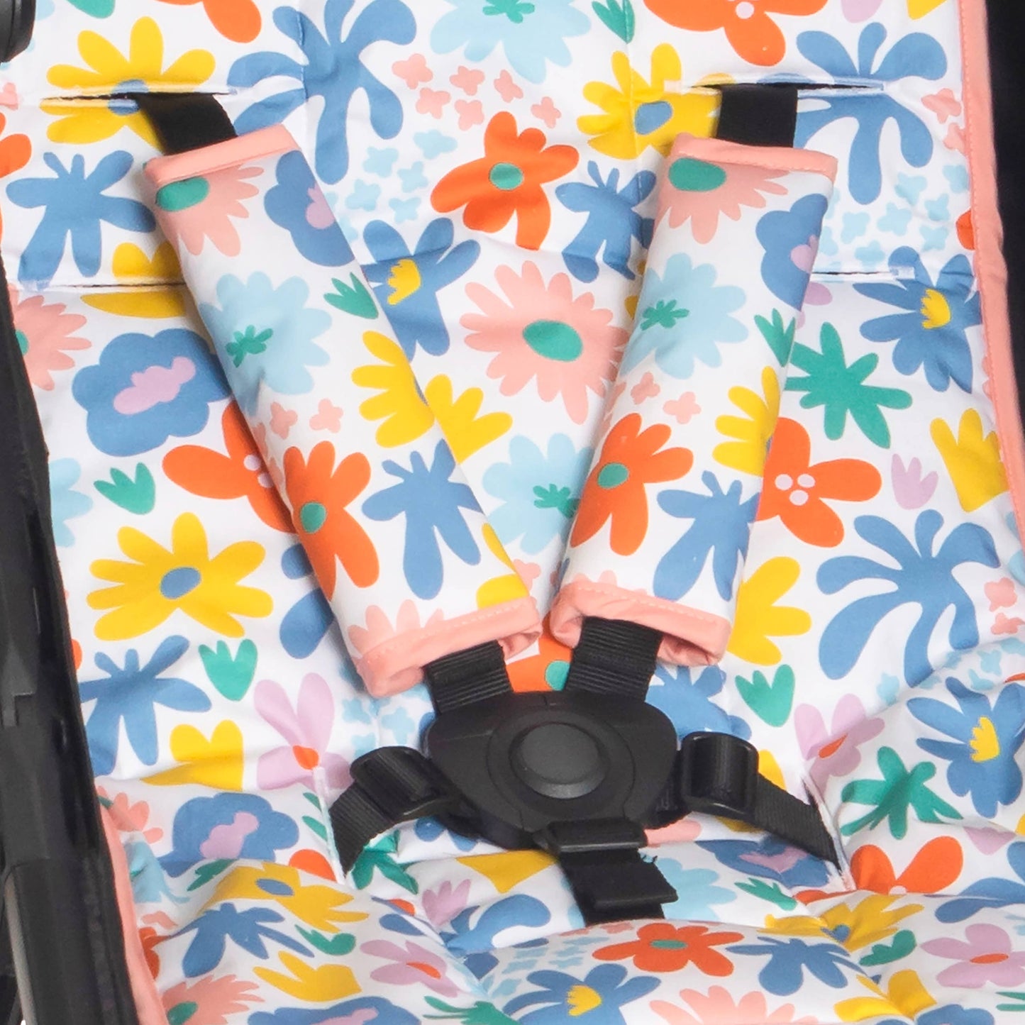 Pram Liner - Bright Floral