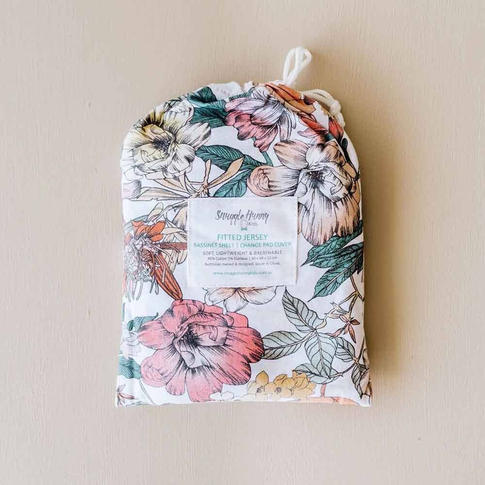Snuggle Hunny - Australiana Bassinet Sheet / Change Pad Cover