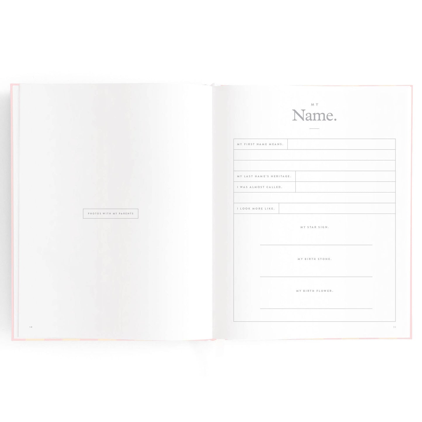 Fox & Fallow - Baby Book Petal Stripe