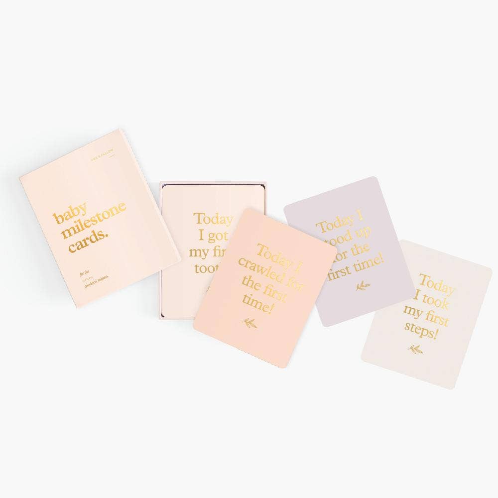 Fox & Fallow - Baby Milestone Cards