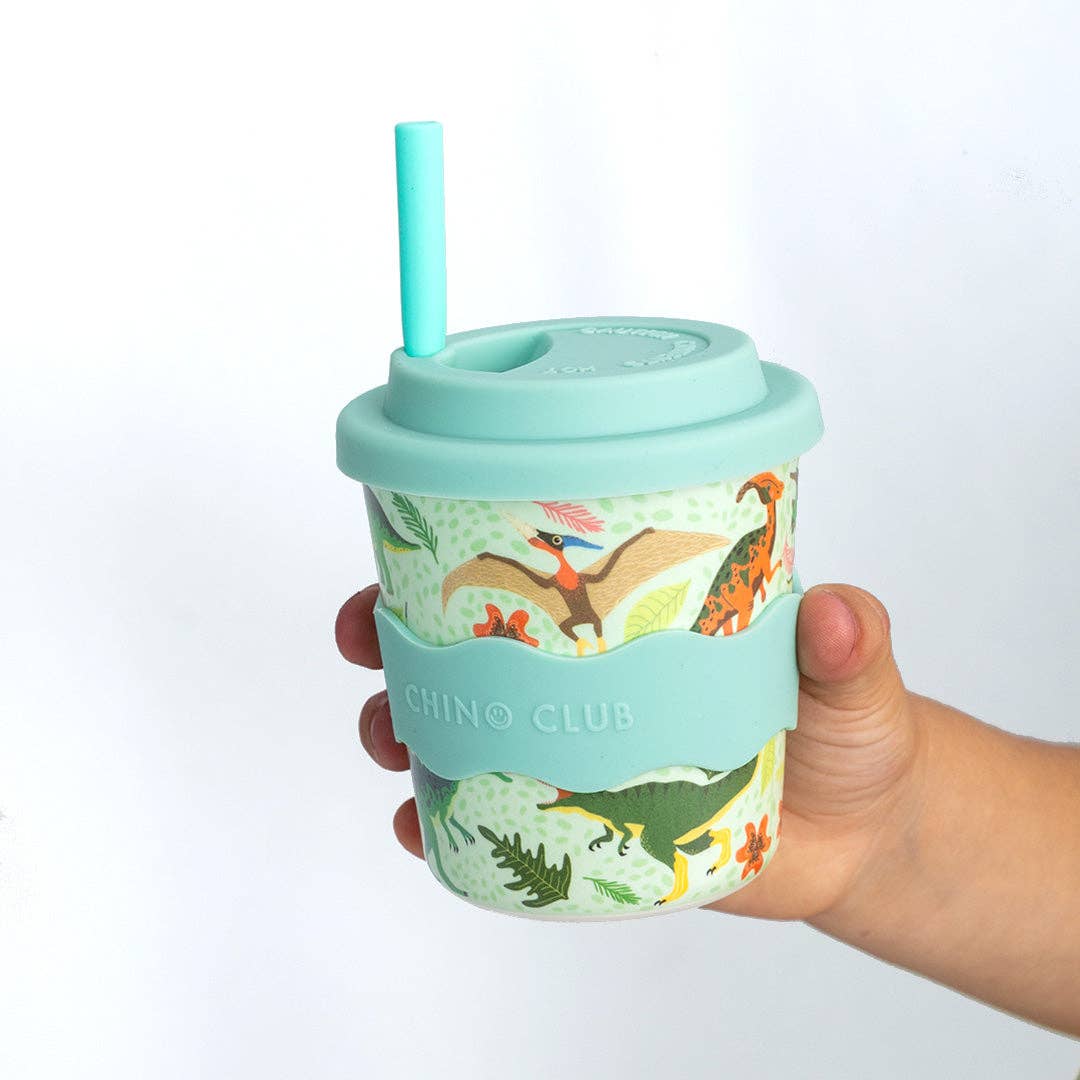 Chino Club - Green Dino Kids Keep Cup 8 oz