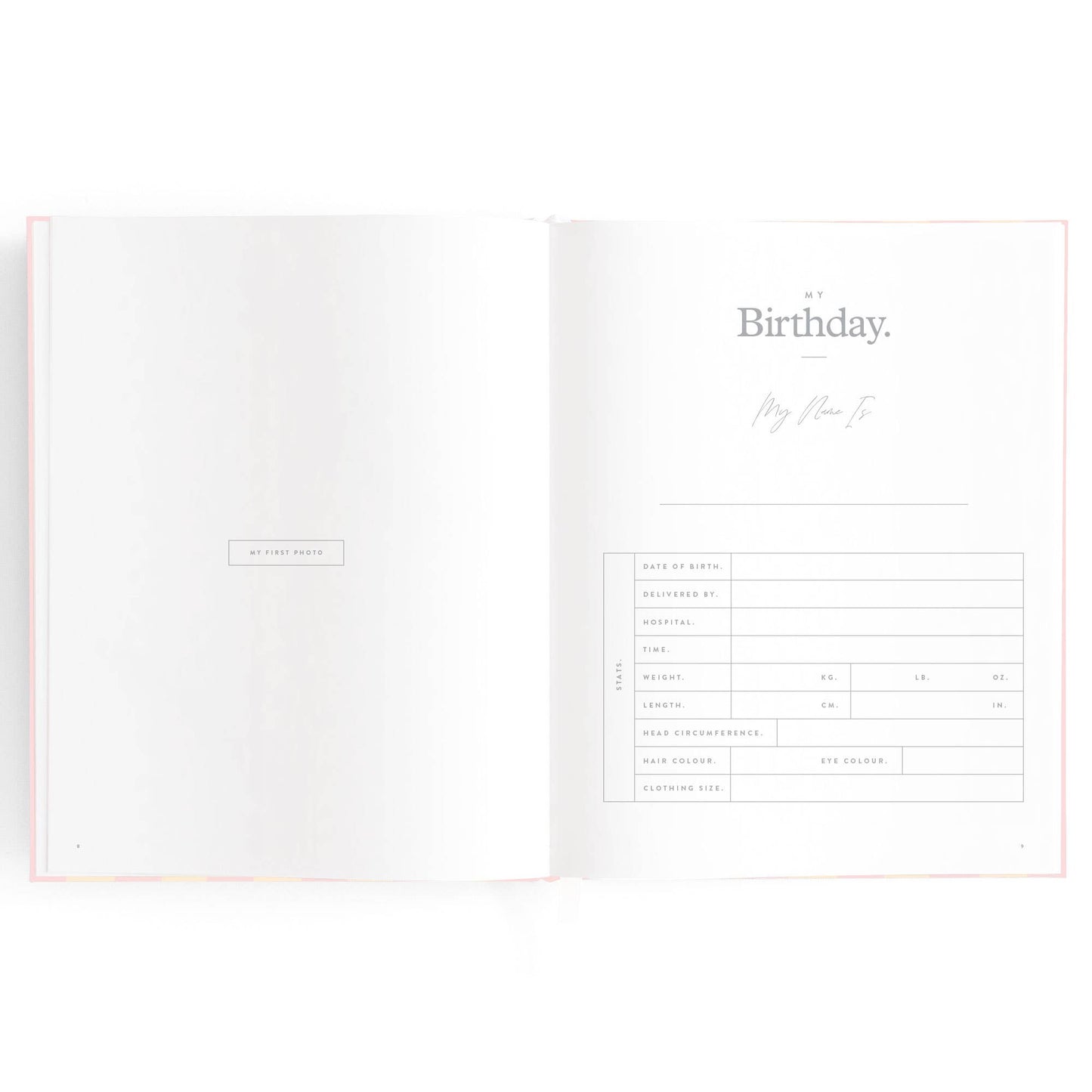 Fox & Fallow - Baby Book Petal Stripe