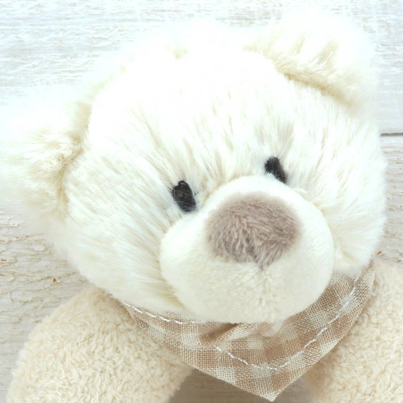 Bear Soft Toy Baby Stuffed Plush Rattle 10cm