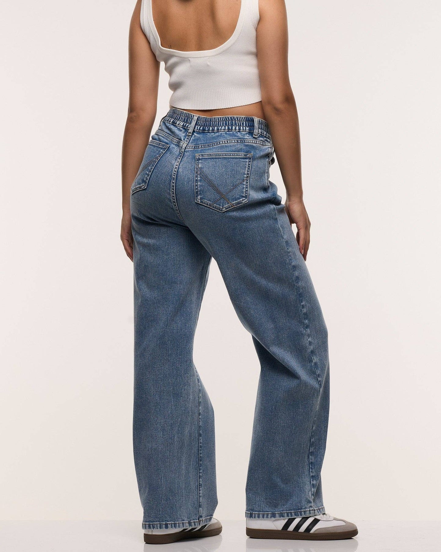 Soon Maternity - Relaxed Wide Leg Maternity Jeans