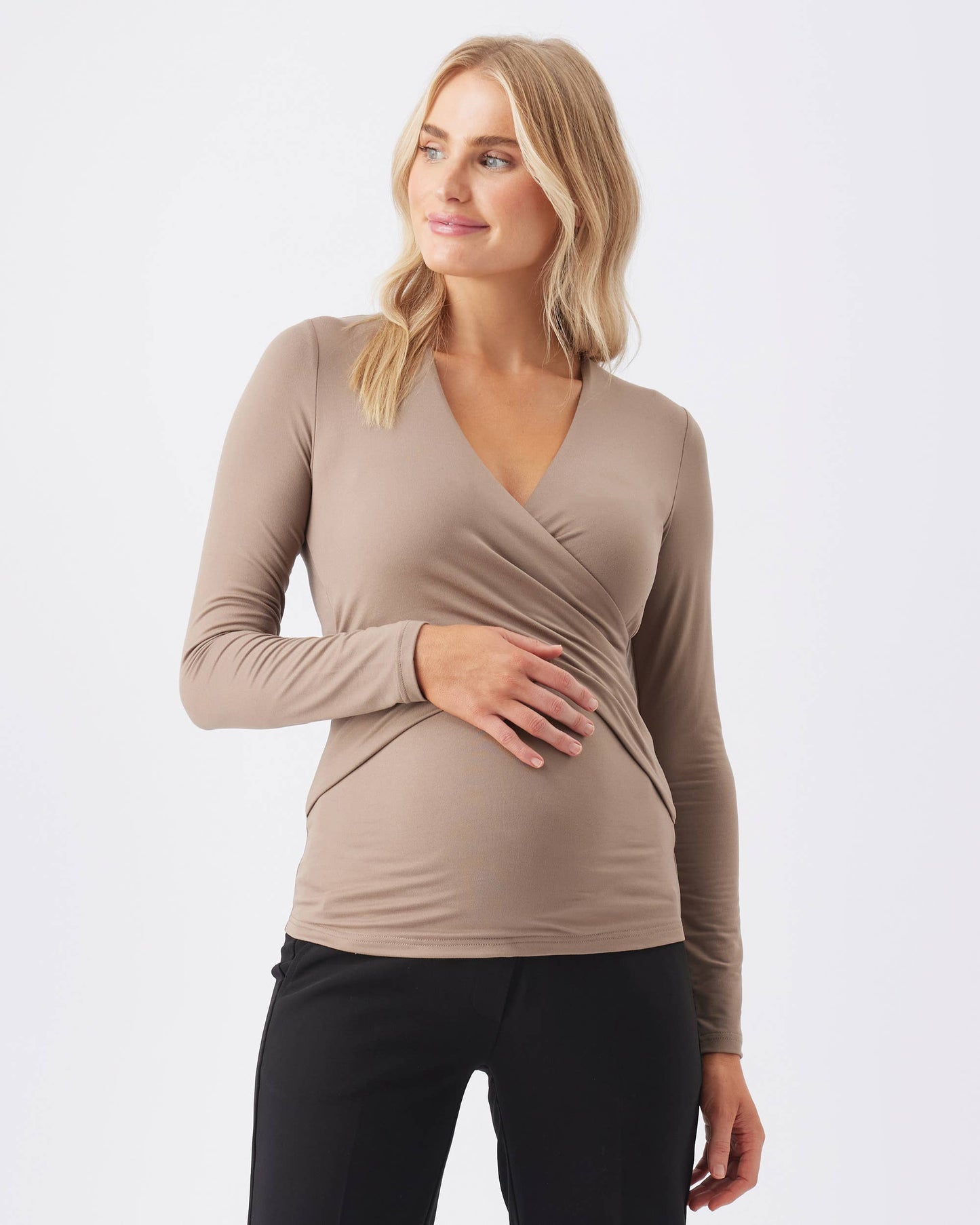 Ripe Maternity - Luxe Knit Embrace Nursing Top