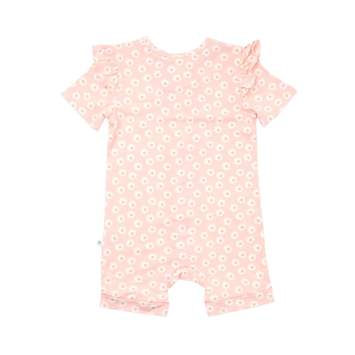 Kynd Baby - Day or Night Short Sleeve Frill Onesie - Daisy Charm