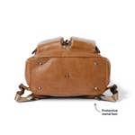 OiOi - Signature Nappy Backpack - Tan Vegan Leather
