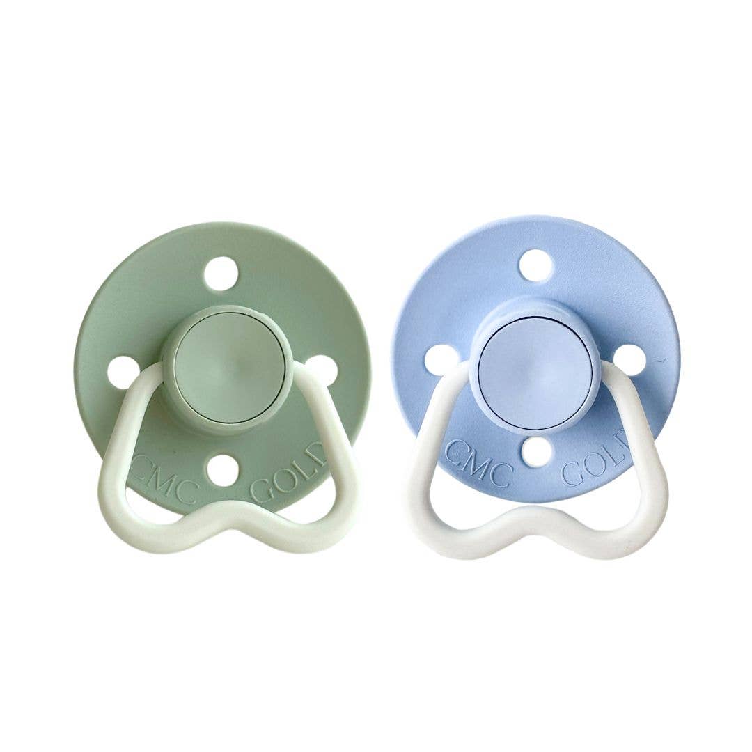 CMC Gold - CMC 'Hold Me' GLOW IN THE DARK Dummies - Sage + Baby Blue