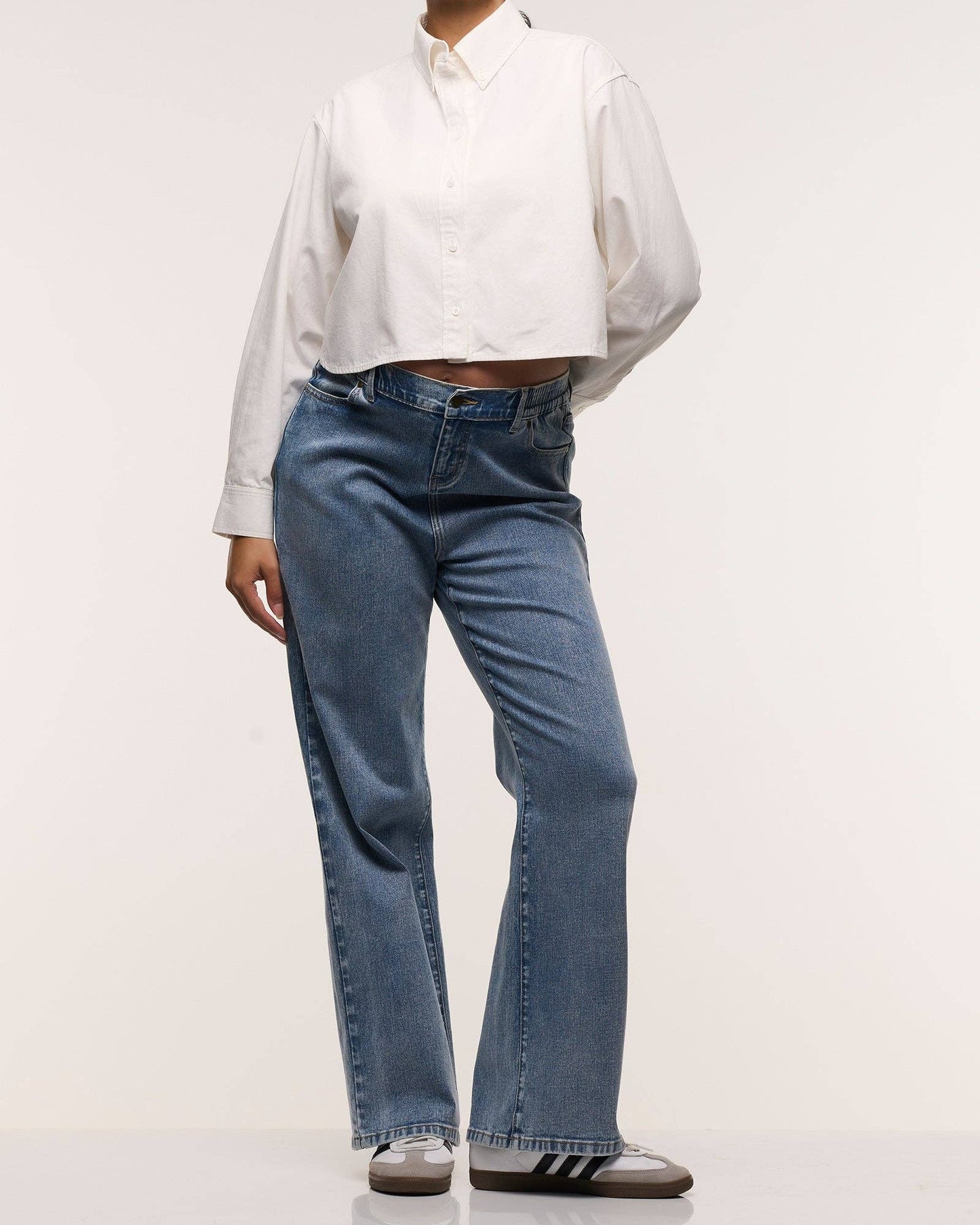Soon Maternity - Relaxed Wide Leg Maternity Jeans