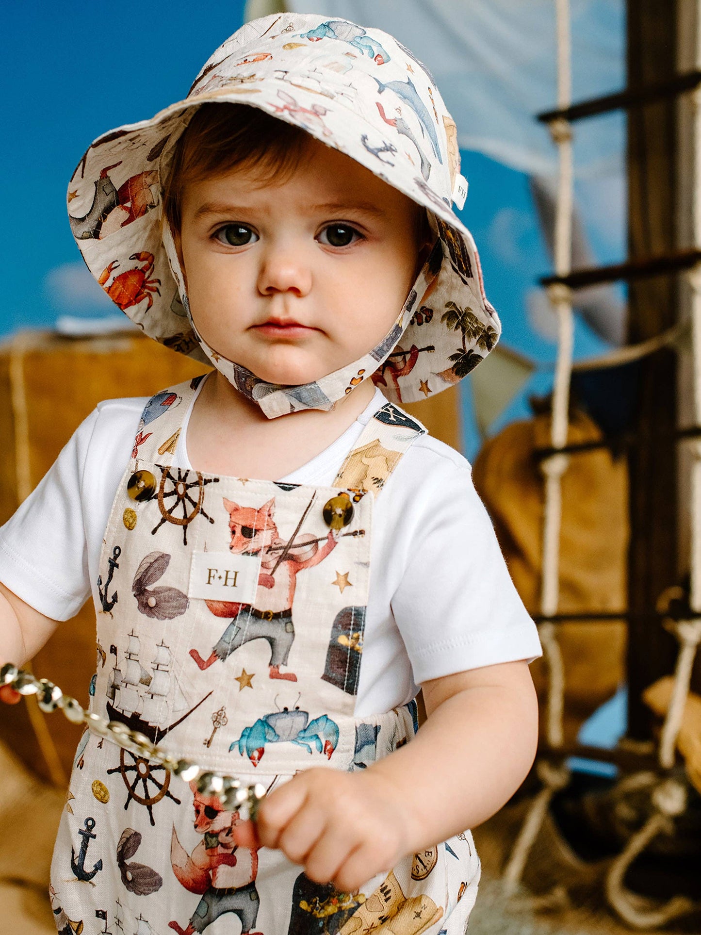 Fleur Harris - 'Ships Ahoy!' Sunshine Bucket Hat