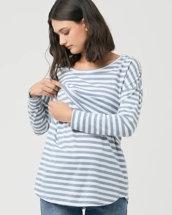 Ripe Maternity - Lionel Long Sleeve Nursing Tee