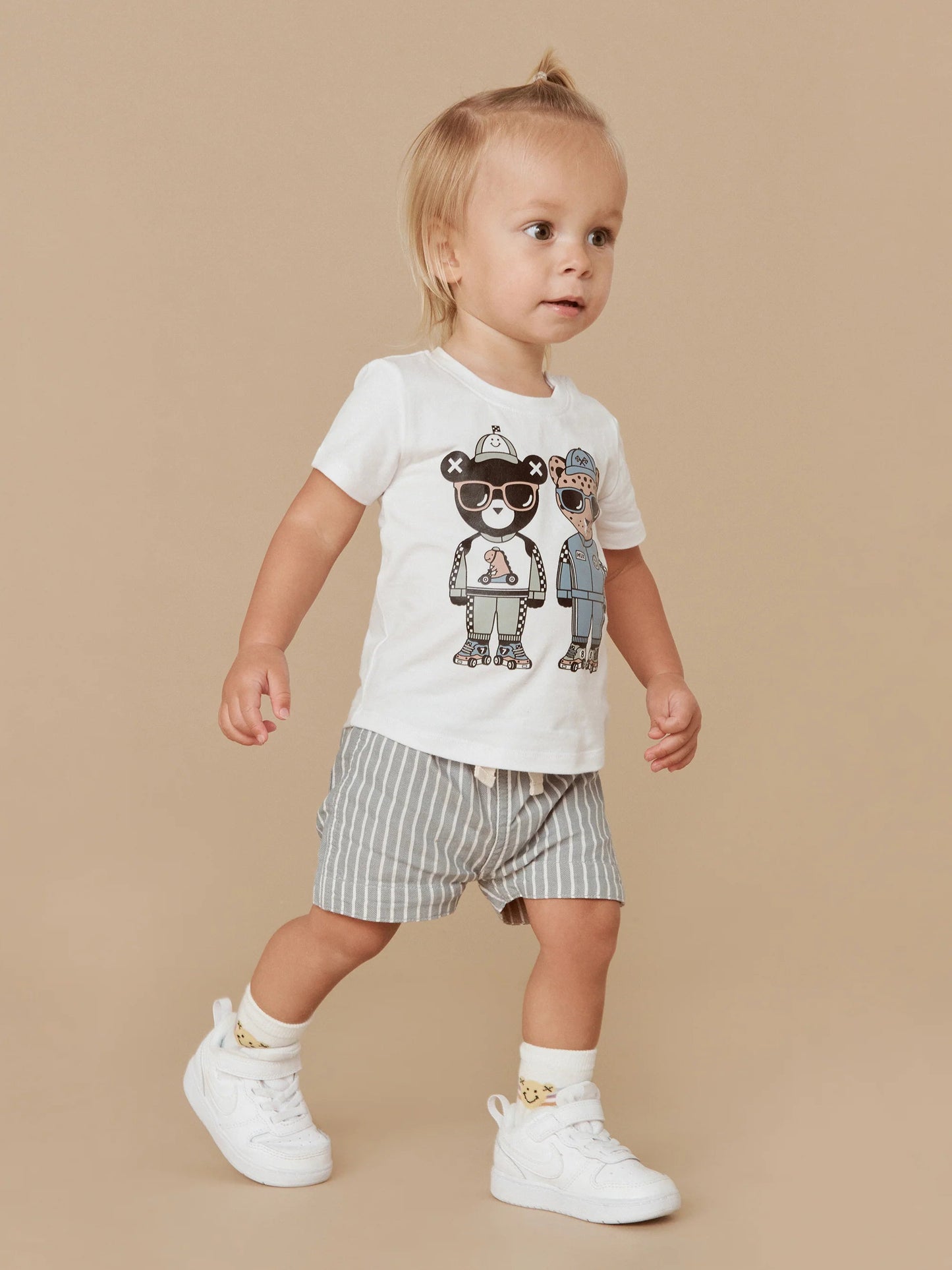 Stripe Reversible Chino Shorts