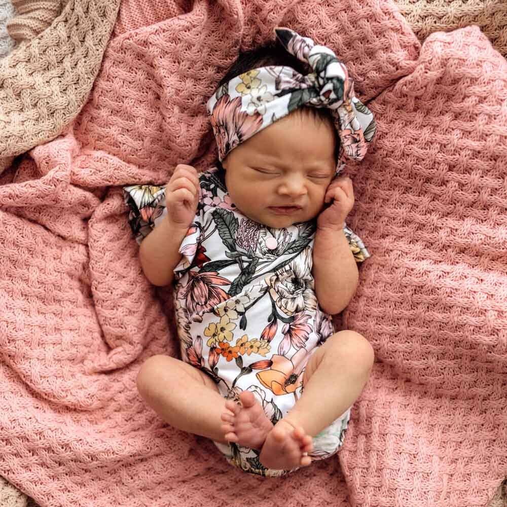 Snuggle Hunny - Australiana Short Sleeve Organic Bodysuit