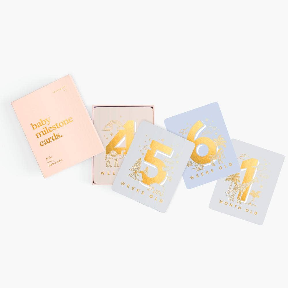 Fox & Fallow - Baby Milestone Cards