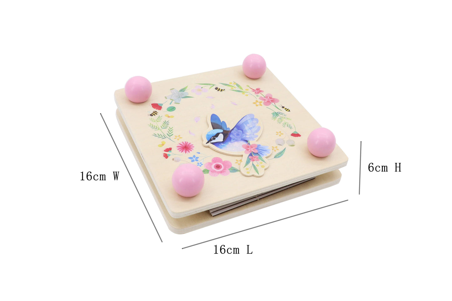 ToysLink - Wooden Blue Wren Flower Press (Australian Plants)