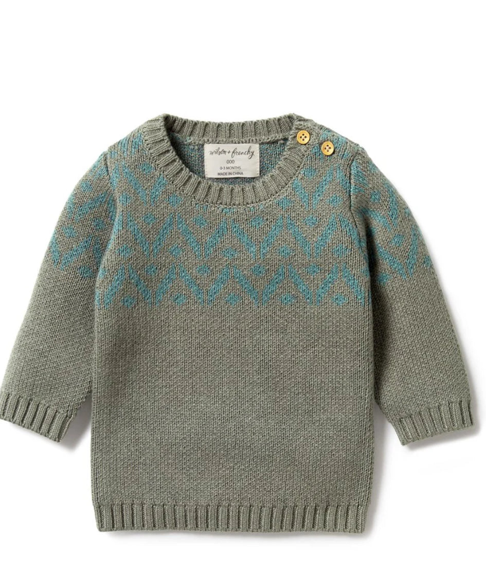 Shadow Knitted Fair Isle Jumper