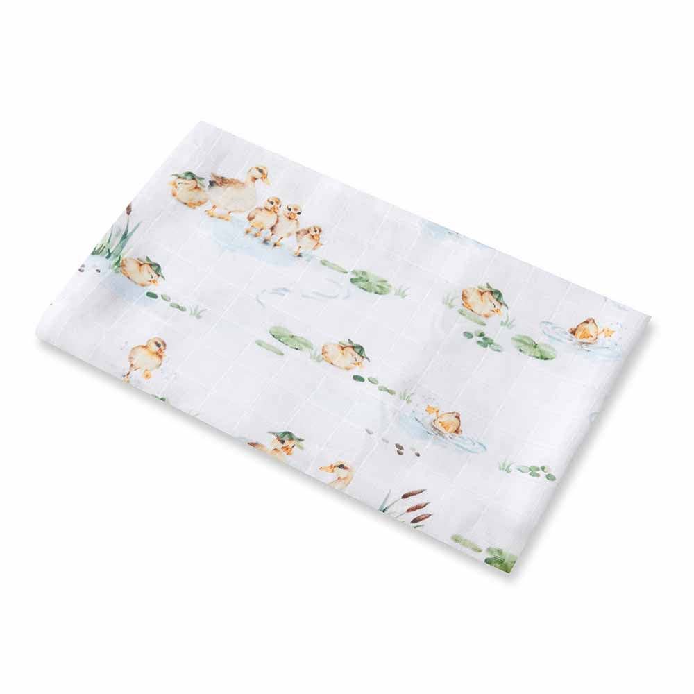 Snuggle Hunny - Duck Pond Organic Muslin Wrap