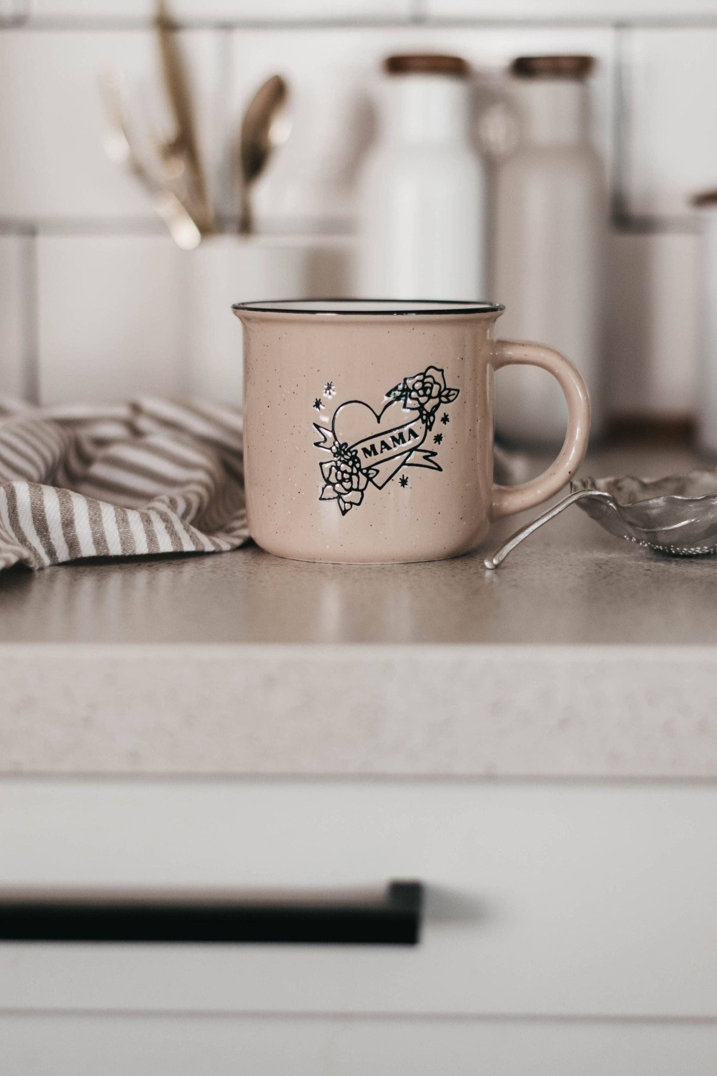 Bencer and Hazelnut - Mama Heart Mug