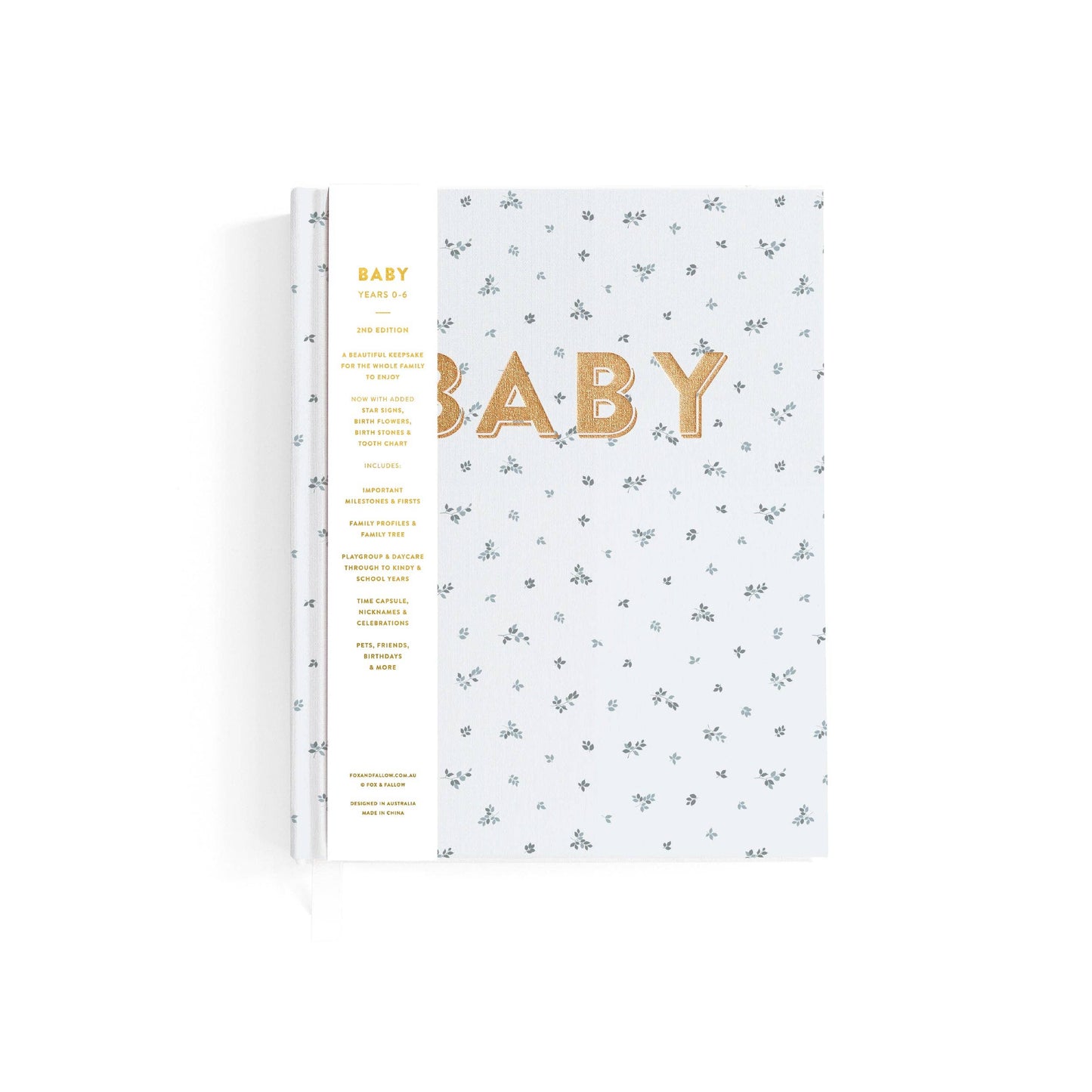 Fox & Fallow - Baby Book Mini Bluebell Boxed