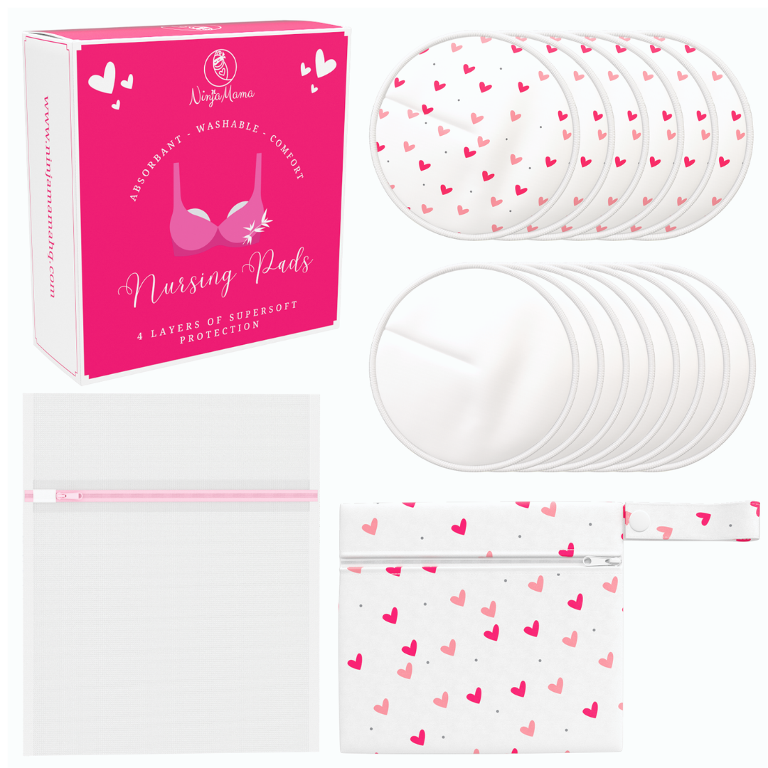 Ninja Mama - Ninja Mama 4 layer Washable Organic Bamboo Nursing Pads