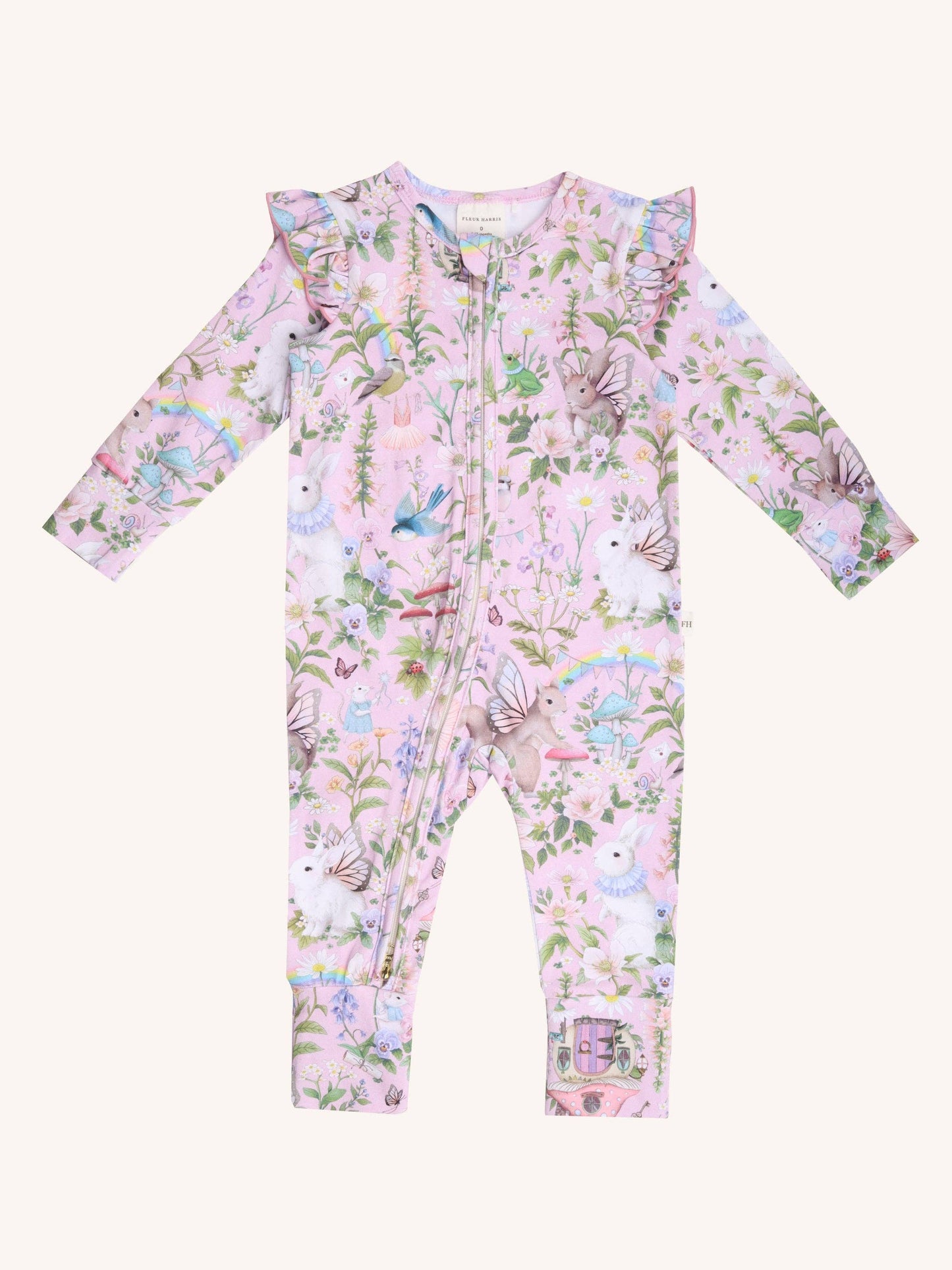 Fleur Harris - 'Fairyland' Precious Frill Coverall Onesie