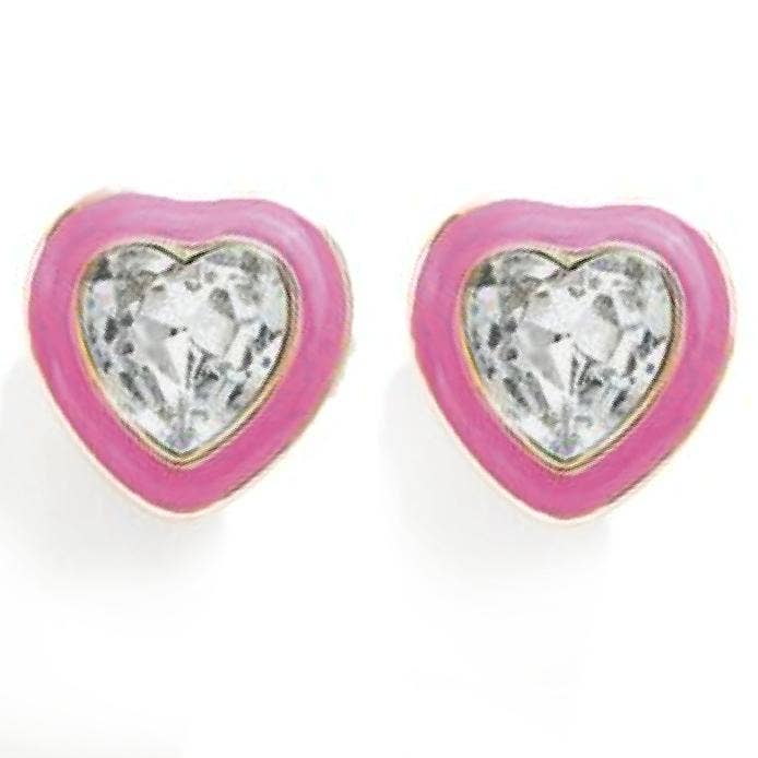 Lauren Hinkley Australia - Bling Heart Clip-On Earrings
