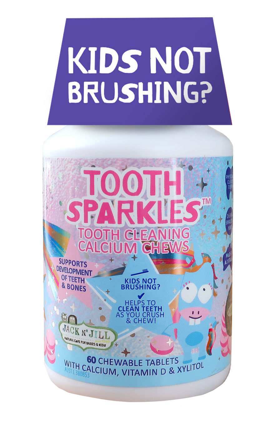 Jack N' Jill Kids - Tooth Sparkles 60 pack - Tooth Cleaning chews