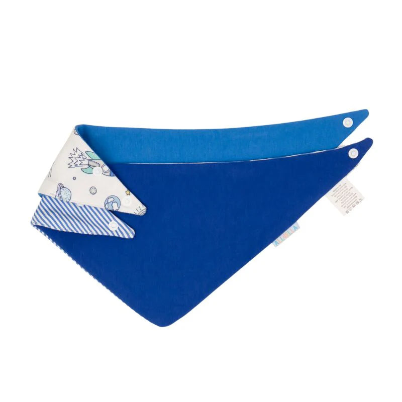 All4Ella - Bandana Bibs 2pk - Blast Off
