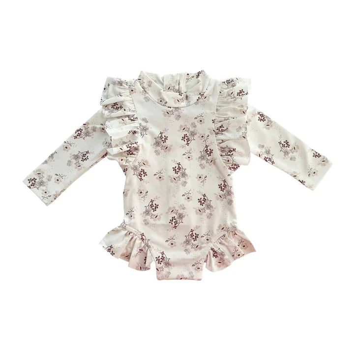 Bencer and Hazelnut - Posy Frill Swim Suit