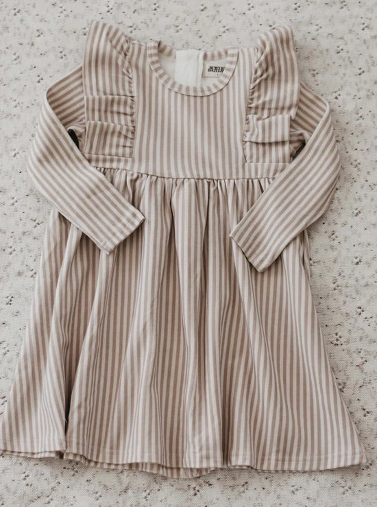 Striped Long Sleeve Dress
