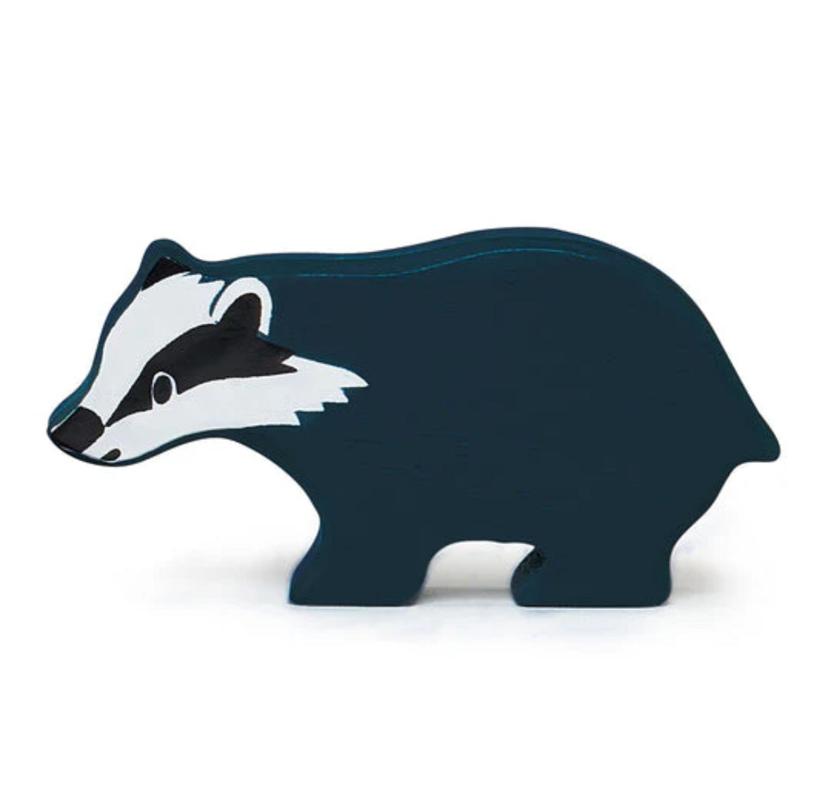 Wooden Animal Badger