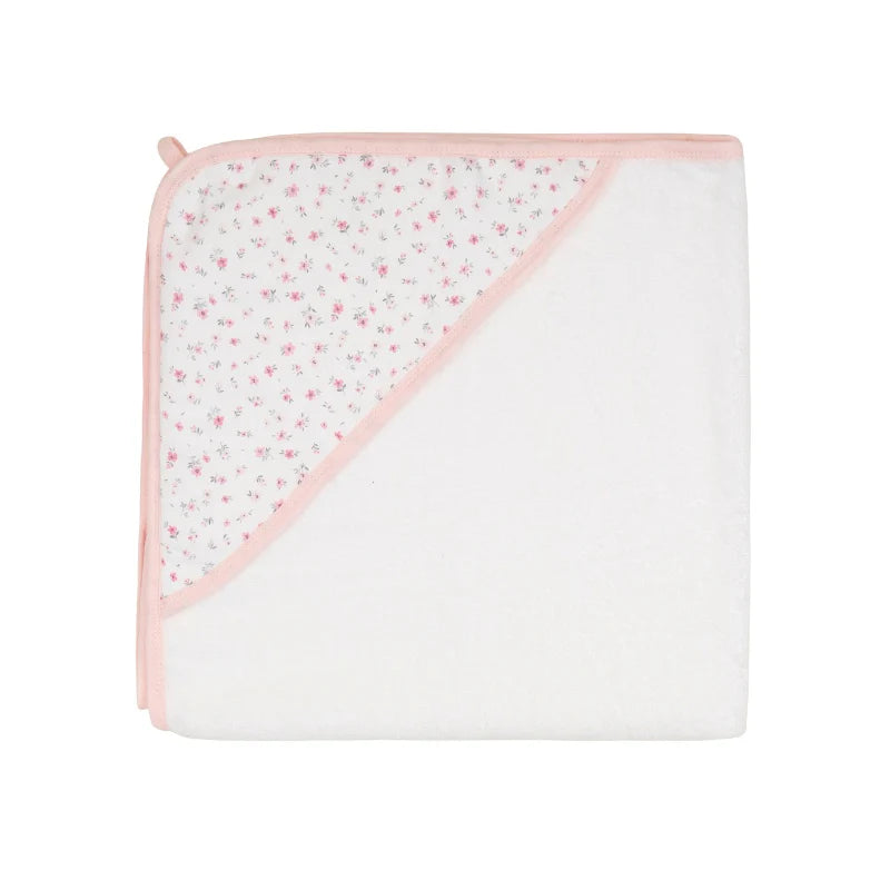 All4Ella - Hooded Towel - Pink Petals