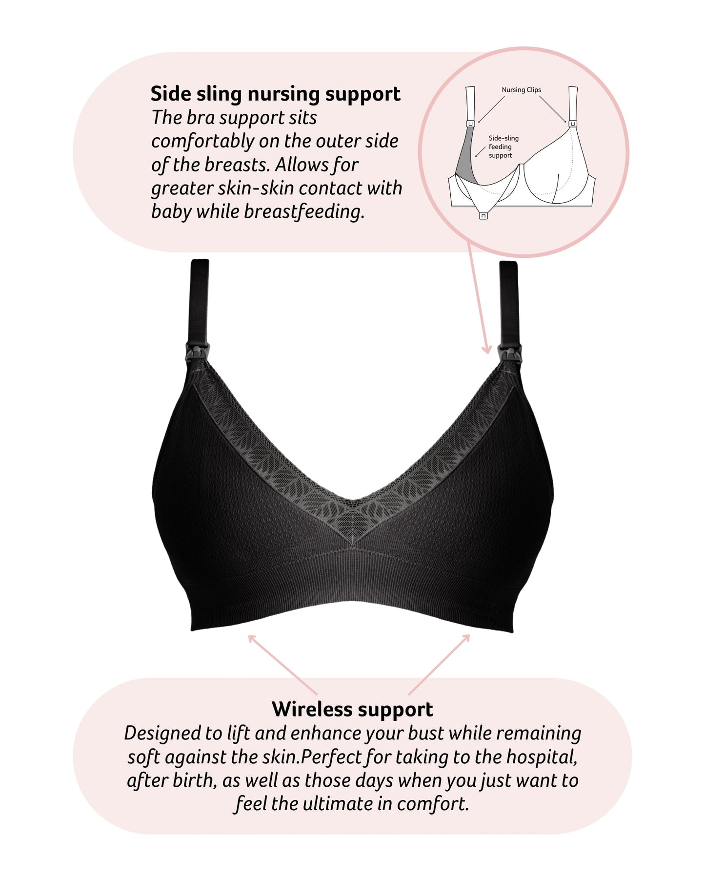 Caress Bamboo Nursing Bra