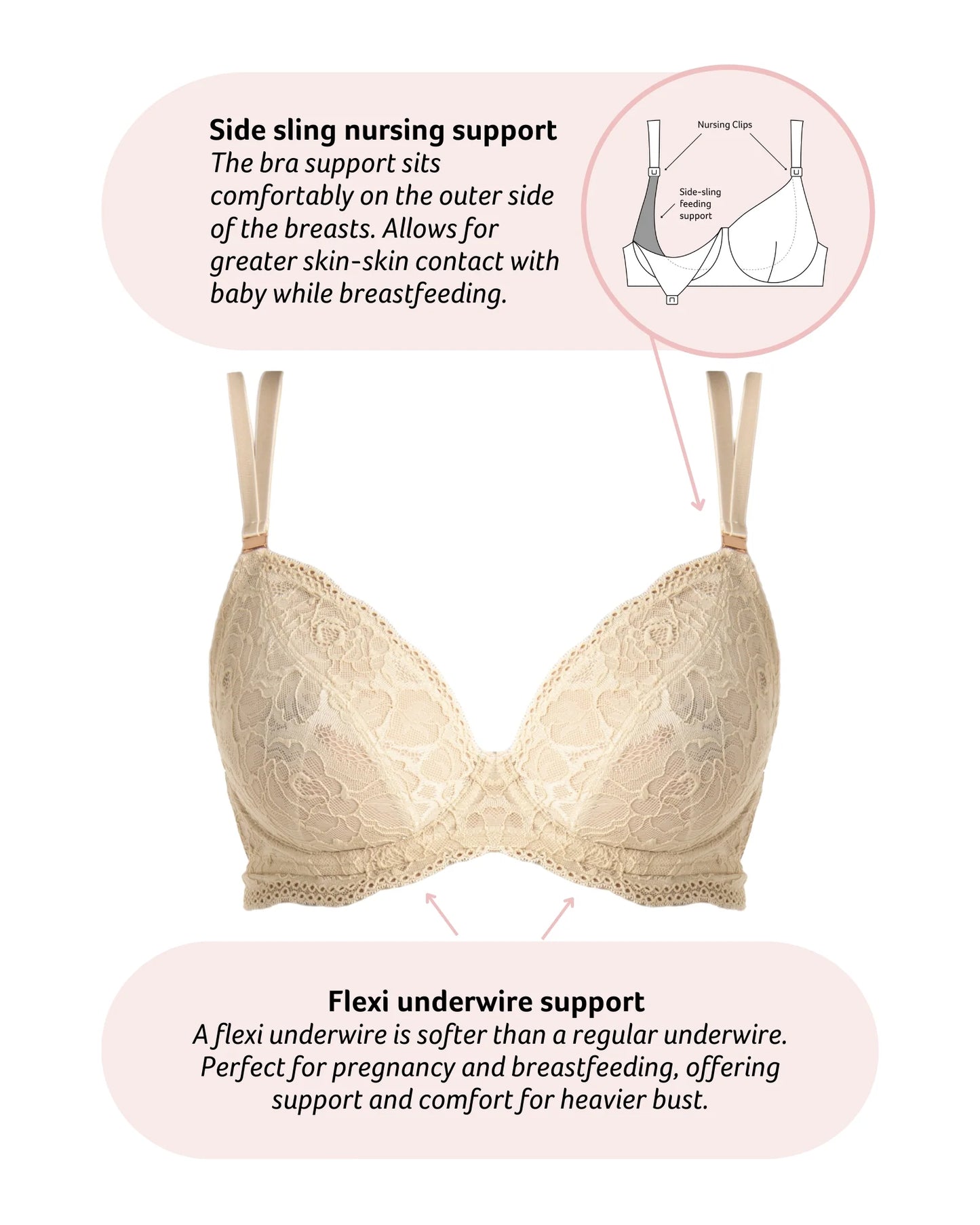 Hotmilk - Heroine Plunge Nursing Bra