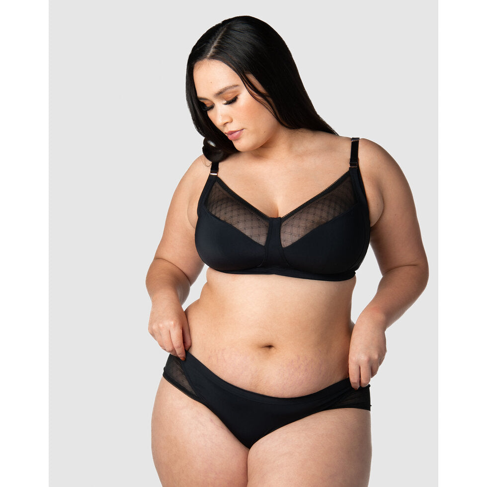 Lunar Eclipse Nursing Bra - Black
