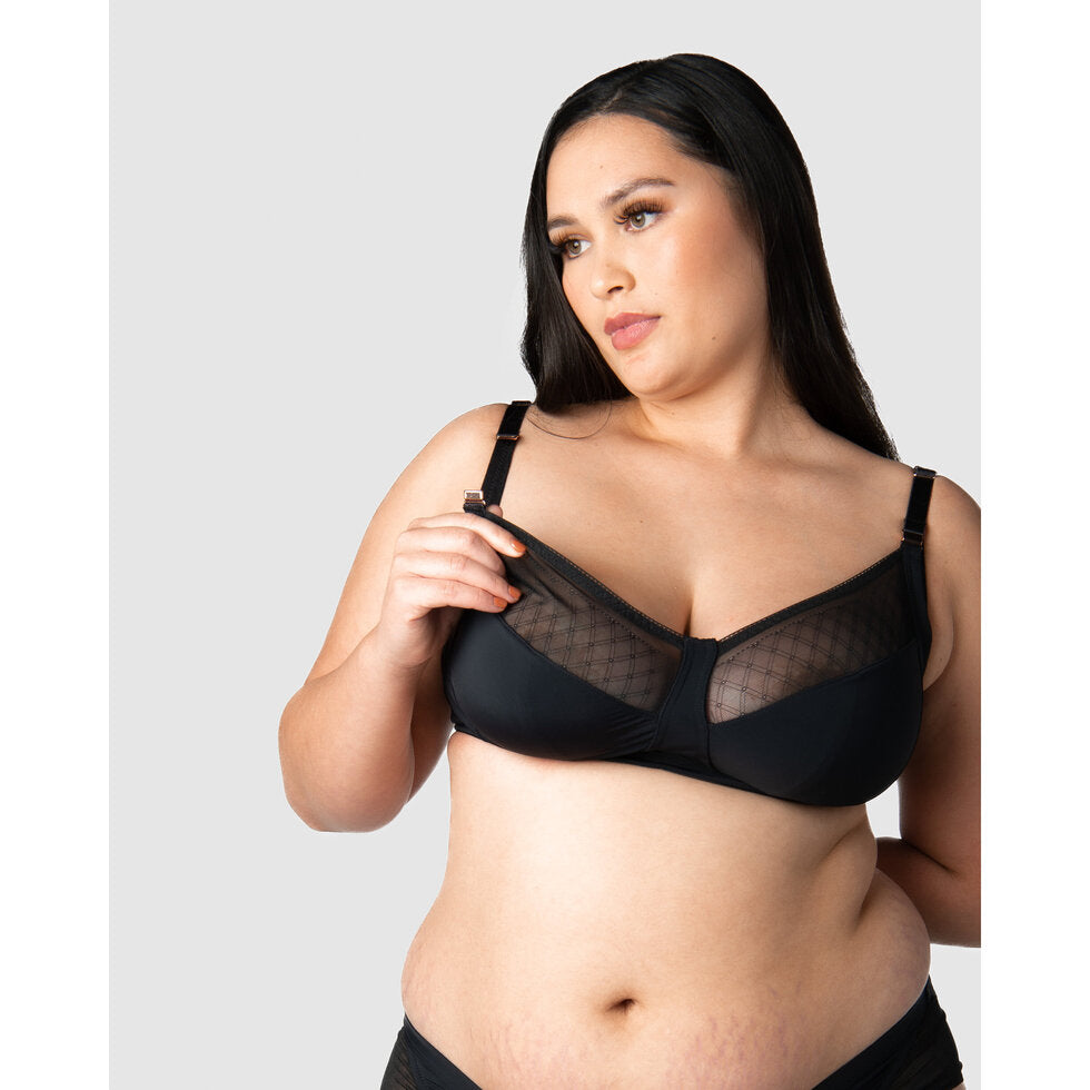 Lunar Eclipse Nursing Bra - Black