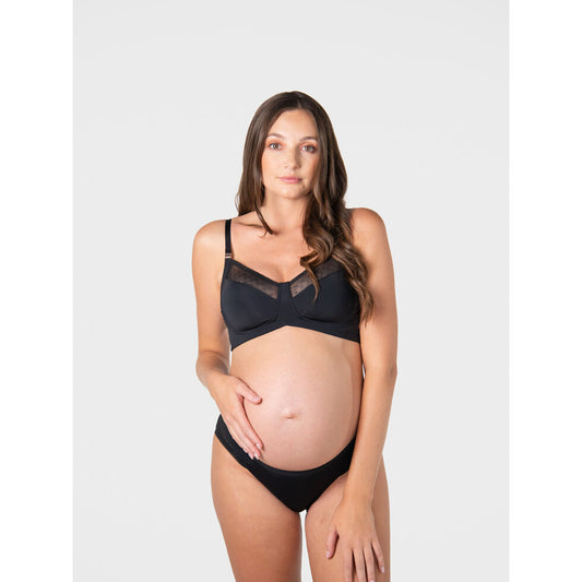 Lunar Eclipse Nursing Bra - Black