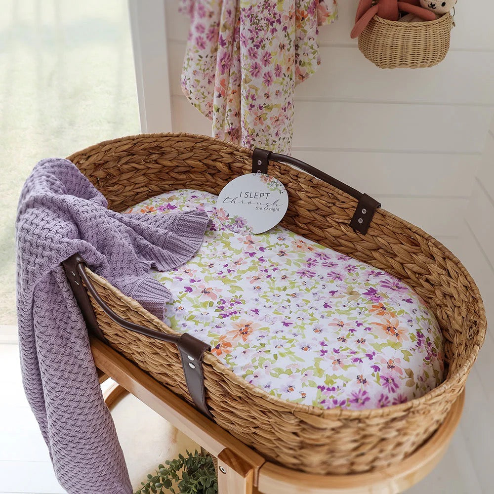 Isla Organic Bassinet Sheet/ Change Pad Cover