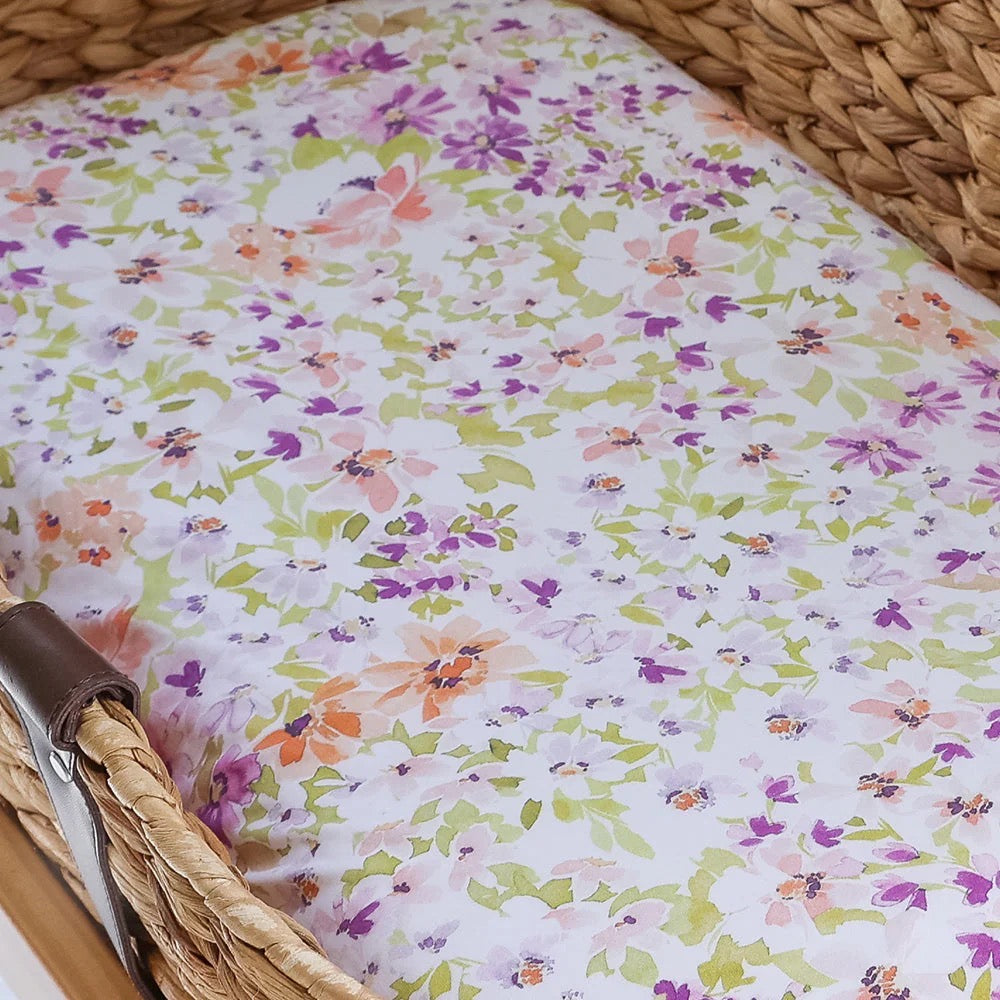 Isla Organic Bassinet Sheet/ Change Pad Cover