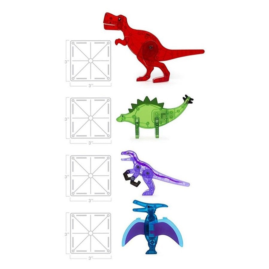 MAGNA-TILES - Dino World - 40 Piece Set